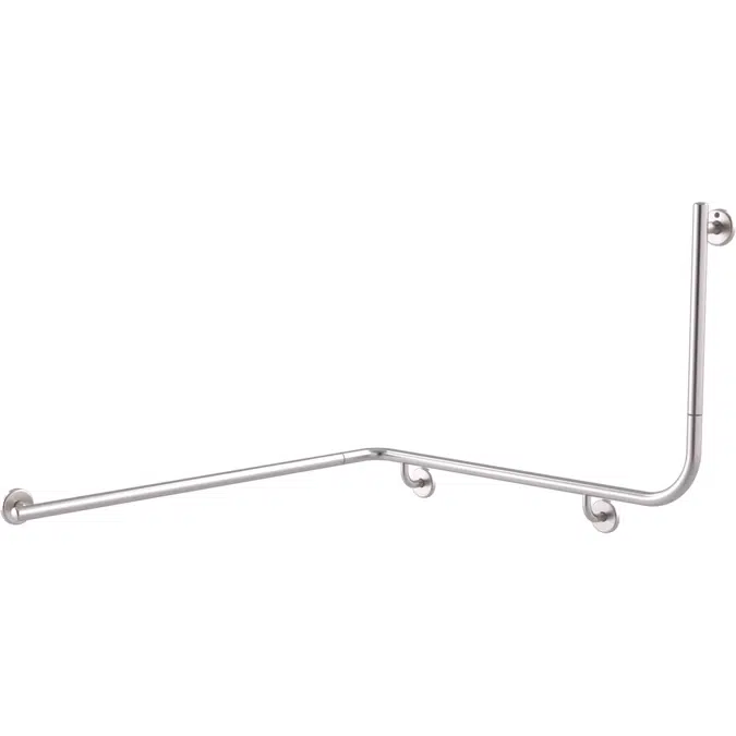 Drift Brushed Stainless Steel Left 90° Grab Rail 1110x1030x600mm 2266549