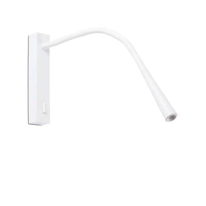 64318 - FLIN White Wall Lamp