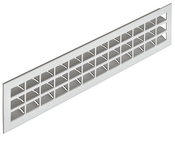 ventilation trims, Aluminium, with ribbed flanges - 575.25.937