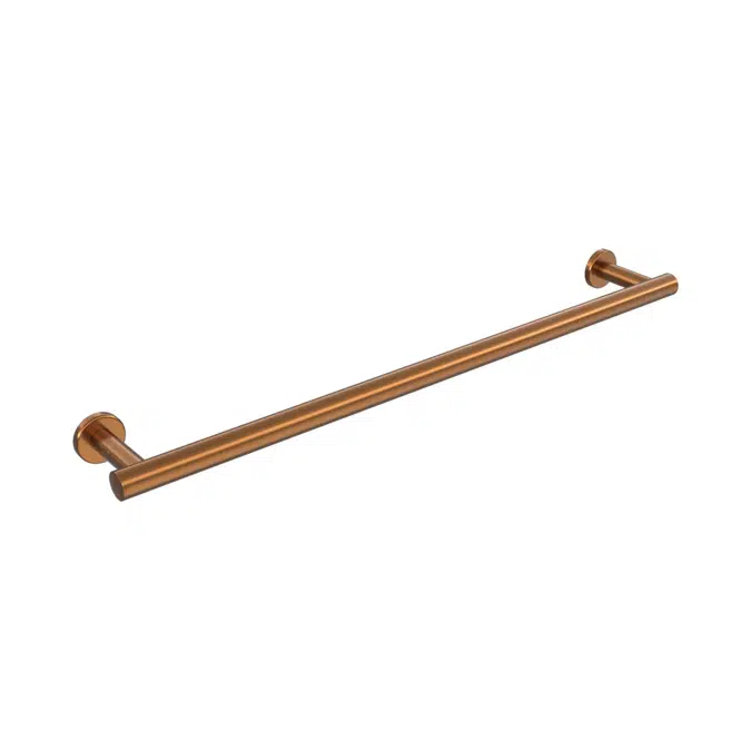 Drift Brushed Bronze 600mm Single Towel Rail 2269444
