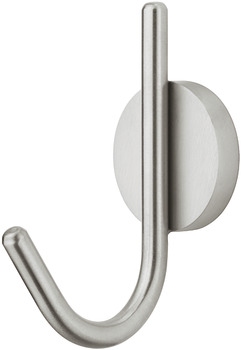 Wardrobe hook, stainless steel, height 105 mm - 842.35.070