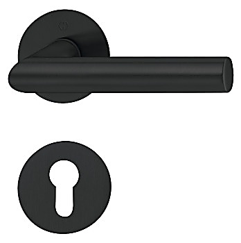 Door handle set, Stainless steel, Hoppe, Amsterdam E1400Z/849N/849NS - 903.82.902