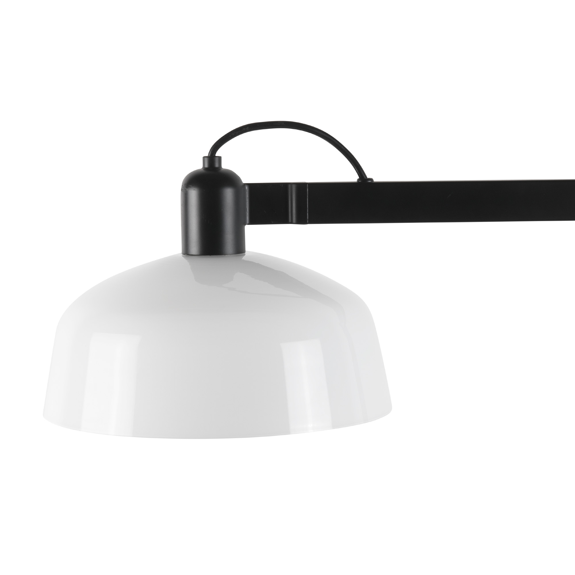 TATAWIN White glass floor lamp