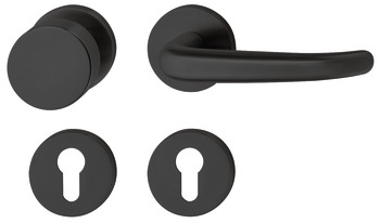 Door handle setStartec model PDH 4104, stainless steel, fire resistant door - 903.95.675