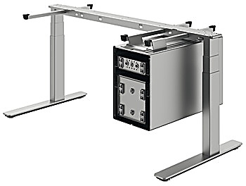 Table baseOfficys TE651 Complete set, with large pedestal - 633.56.362