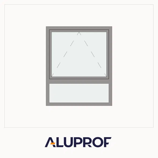 MB-79N SI Dikey Sabit Vasistas Kanatlı Pencere