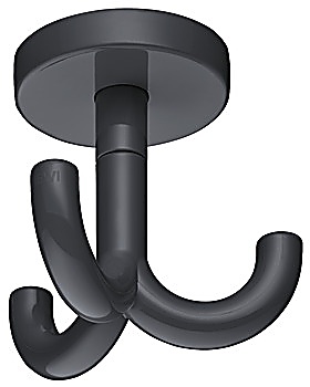 Ceiling hook, with 3 hooks, ceiling installation, polyamide - 842.65.292