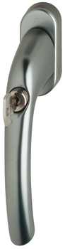 Window handle, Hoppe Tokyo 0710S/U26 aluminium - 974.50.449