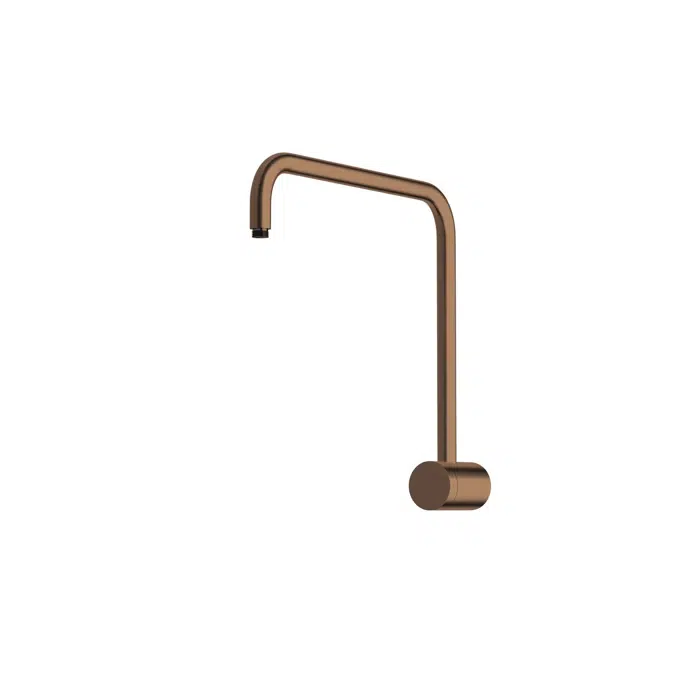 Milli Mood Edit Square Arm Only PVD Brushed Bronze Hi-Rise Shower 9511142
