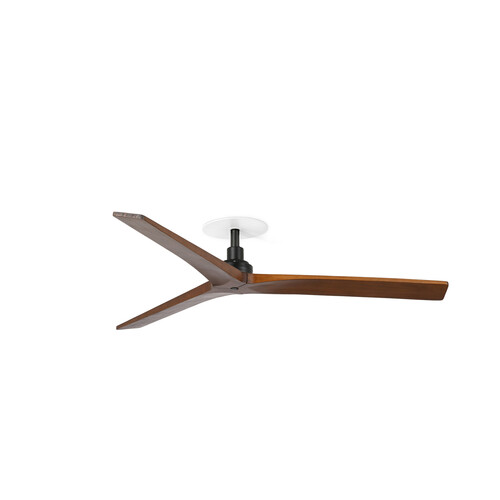 KLIM RECESSED M Ceiling fan siyah/ceviz 0-10V/1-10V