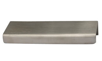Furniture handle, Edge pull handle, stainless steel - 115.98.009