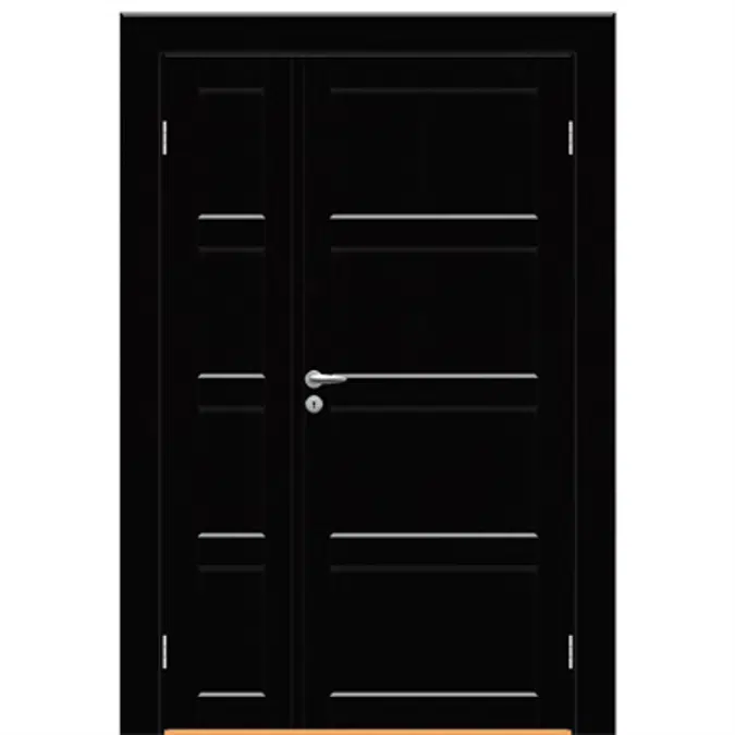 Superior Tid 7420 Double Unequal Interior Door