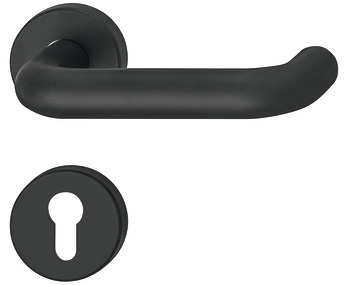 Door handle set, Hewi model 111PBR11.230 polyamide, fire resistant door - 908.94.690