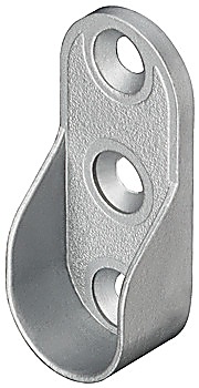 Rail end support, forLoox, profile 5105, for oval wardrobe rail 30 x 15 mm - 803.25.950
