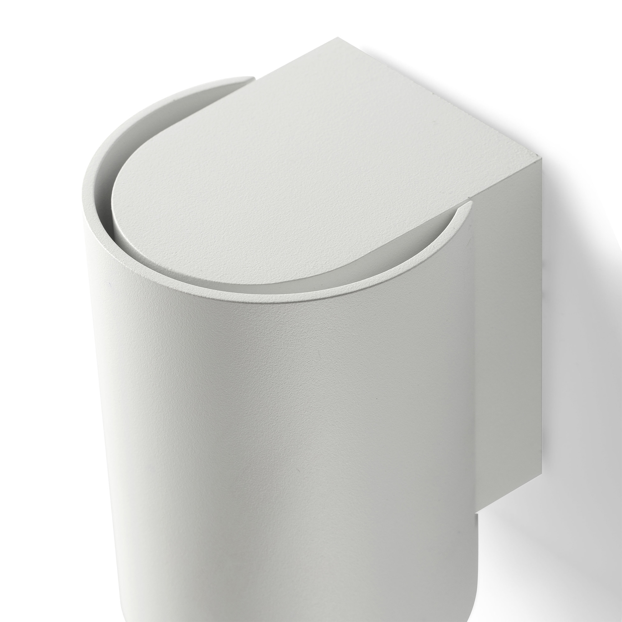 KOV 1L White round wall lamp 3000K 23°