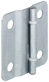 Connecting hinge, cranked, with fixed steel pin - 354.15.911