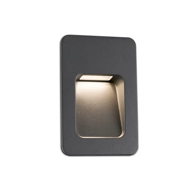 70399 - NASE RCT Dark Grey Recessed Lamp
