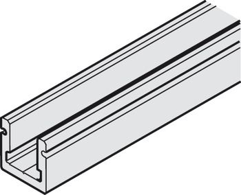 Guide rail, Pre-drilled, 16 x 16 mm - 943.31.899