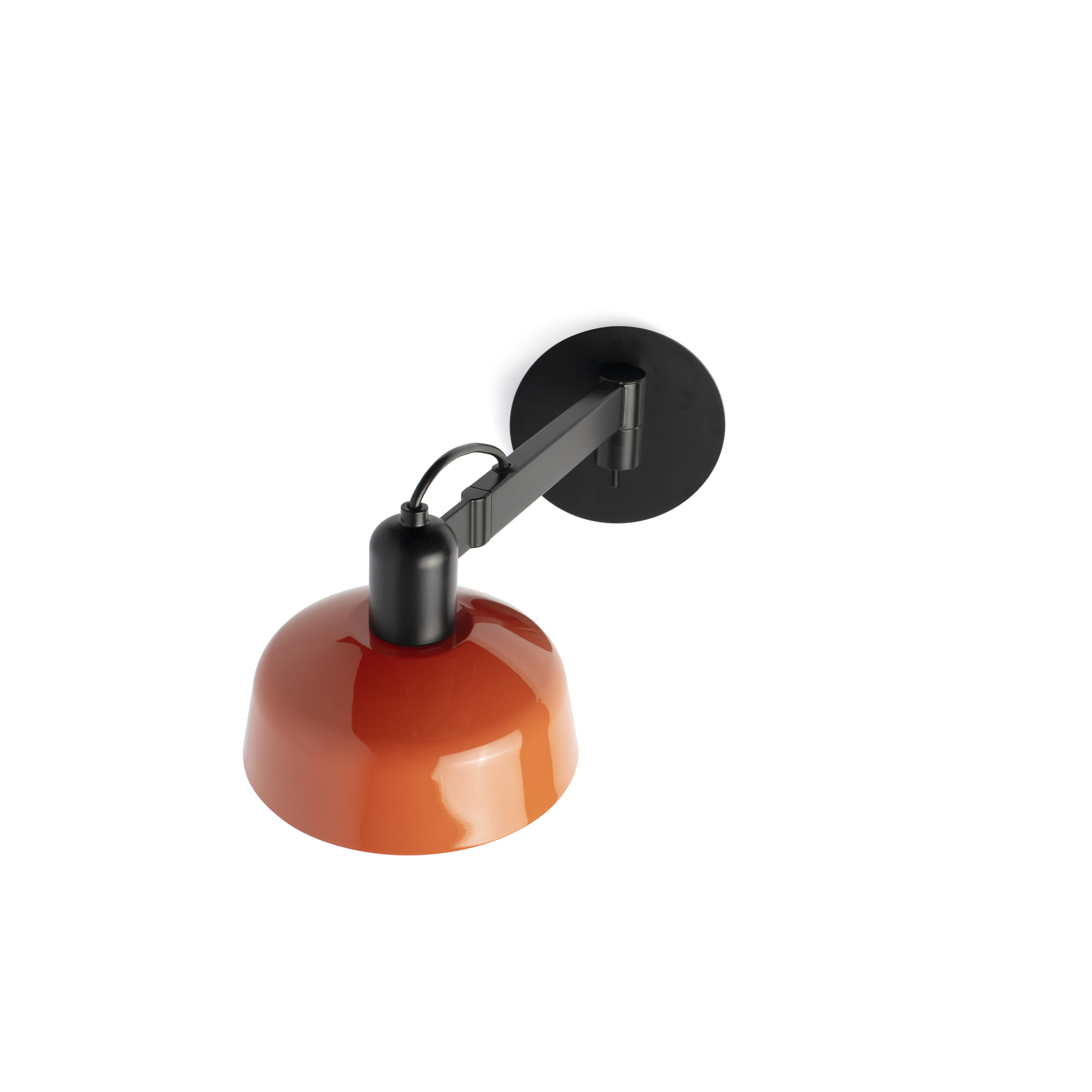 TATAWIN Reddish metal orange duvar lambası arm