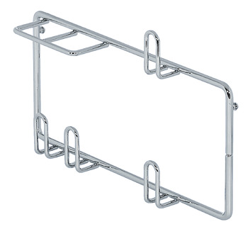 Tube and nozzle holder, steel, utensil holder system, for hanging rail - 520.82.210