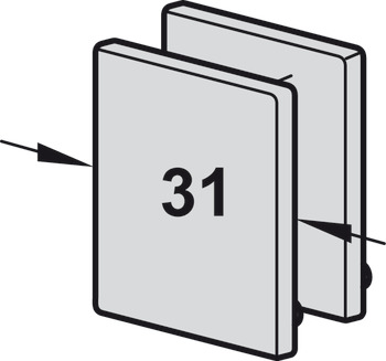 Uç kapak seti, Koşu pisti için ① - 940.43.066