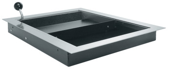Flat documentary and cash tray, opening dimensions 37 mm - 835.03.310