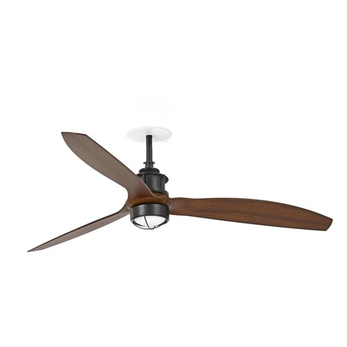 JUST fan RECESSED M siyah/ceviz fan 3000K