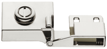 Glass door hinge, Opening angle 170°, inset mounting - 361.93.640