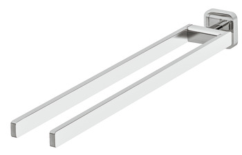 Towel rail, with two arms, Quatt series, for glue fixing - 580.01.112