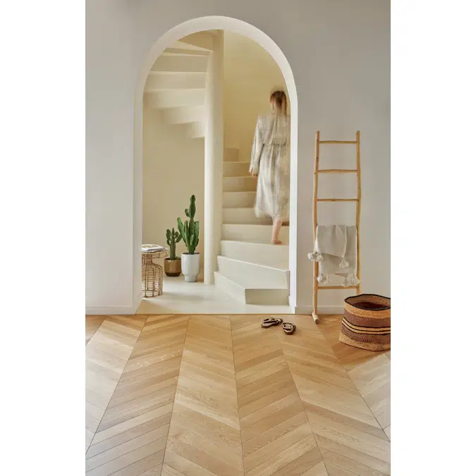 Classic Topaze Chevron Laminate Flooring