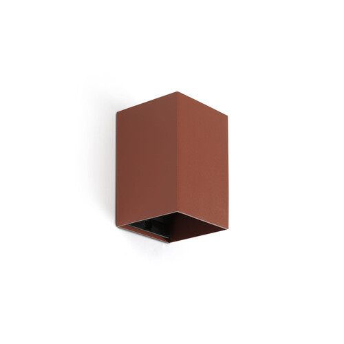 LUNE Terracotta square wall lamp