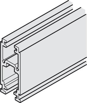 Running track, Pre-drilled, for systems with fascia - 947.05.606