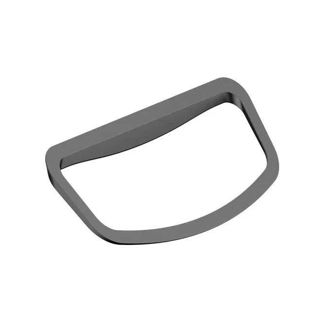 Mizu Silk Fırçalanmış Gunmetal Misafir Havlu Halkası 9511265