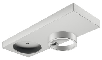 Housing for undermounted light, Straight-edged, for Loox LED 3010 - 833.77.731