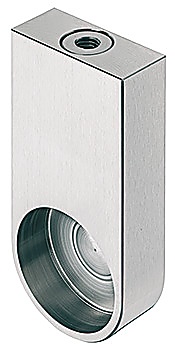 Wardrobe rail support, For wardrobe rail, round, ⌀ 20 mm - 803.42.082