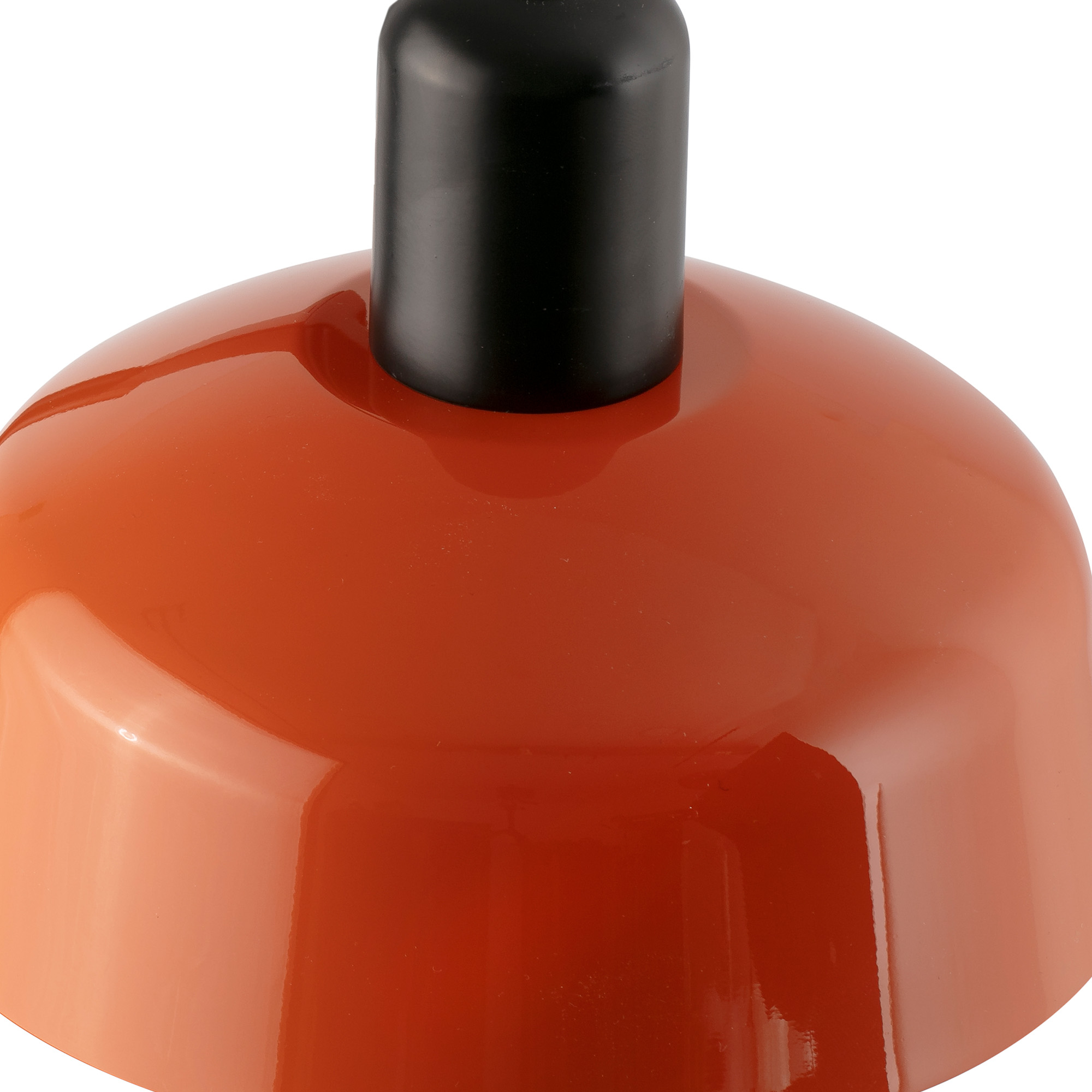 TATAWIN M metal 3L Reddish orange pendant lamp