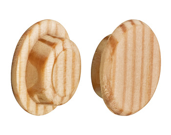 Cover Cap, Solid Wood Untreated, For Blind Hole Ø 12 Mm - 045.32.200