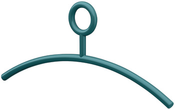 Coat hangers, Polyamide, ring, fixed hook - 804.57.155