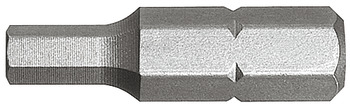 Bit with standard WAF, Hexagon socket, length: 25 mm - 006.37.651