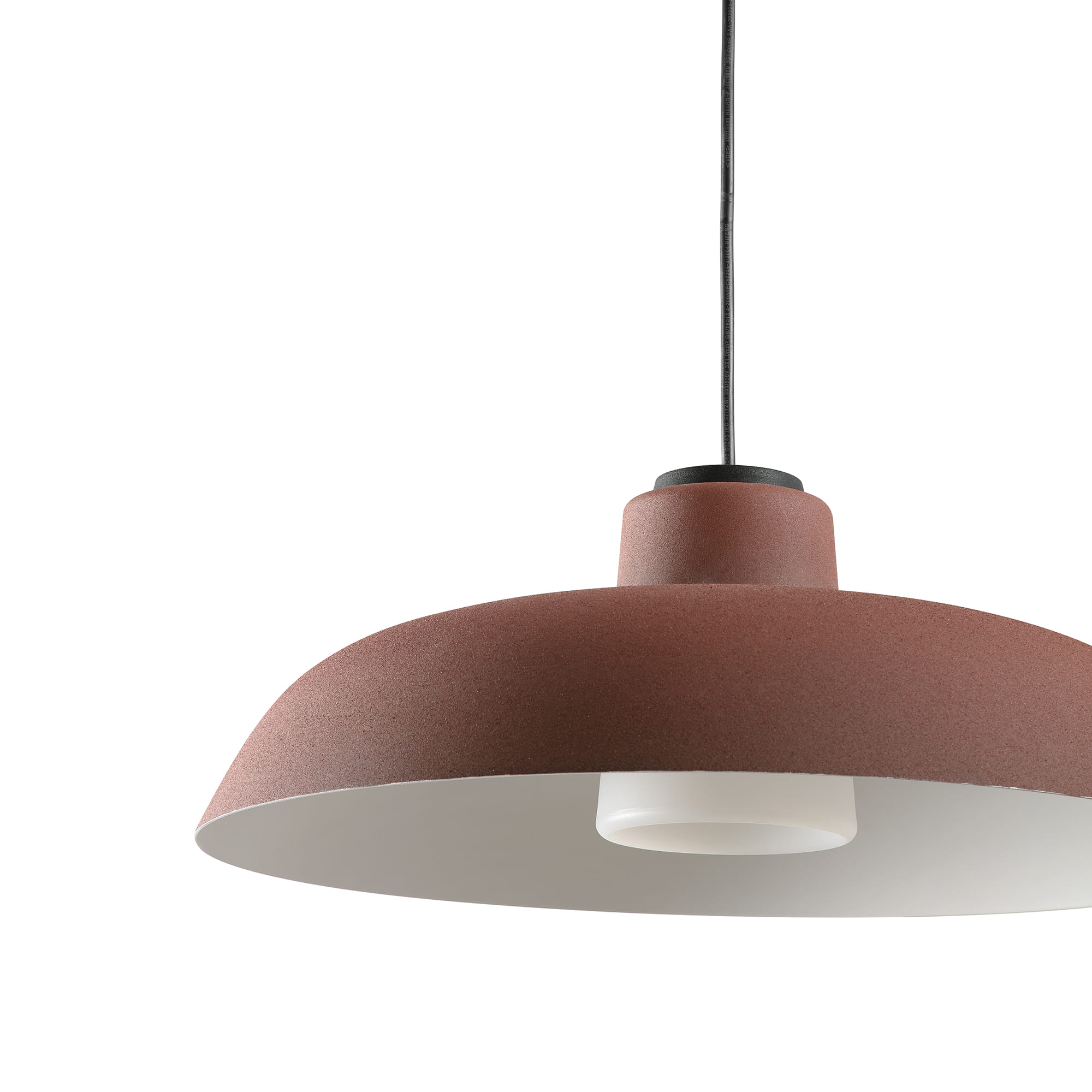 SAGA Reddish kahverengi pendant with canopy