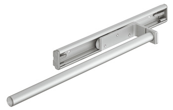 Towel rail, aluminium/plastic, extending runner - 510.51.214