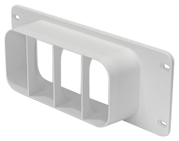 Connection adapter f. 80x175 pl.white - 500.90.209