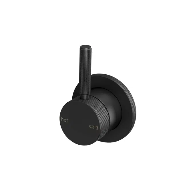 Milli Etch Matte Black Shower Mixer Kit 2269411