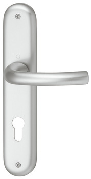 Door handle set, aluminium, Hoppe, Tokyo 1710/273P - 905.82.211