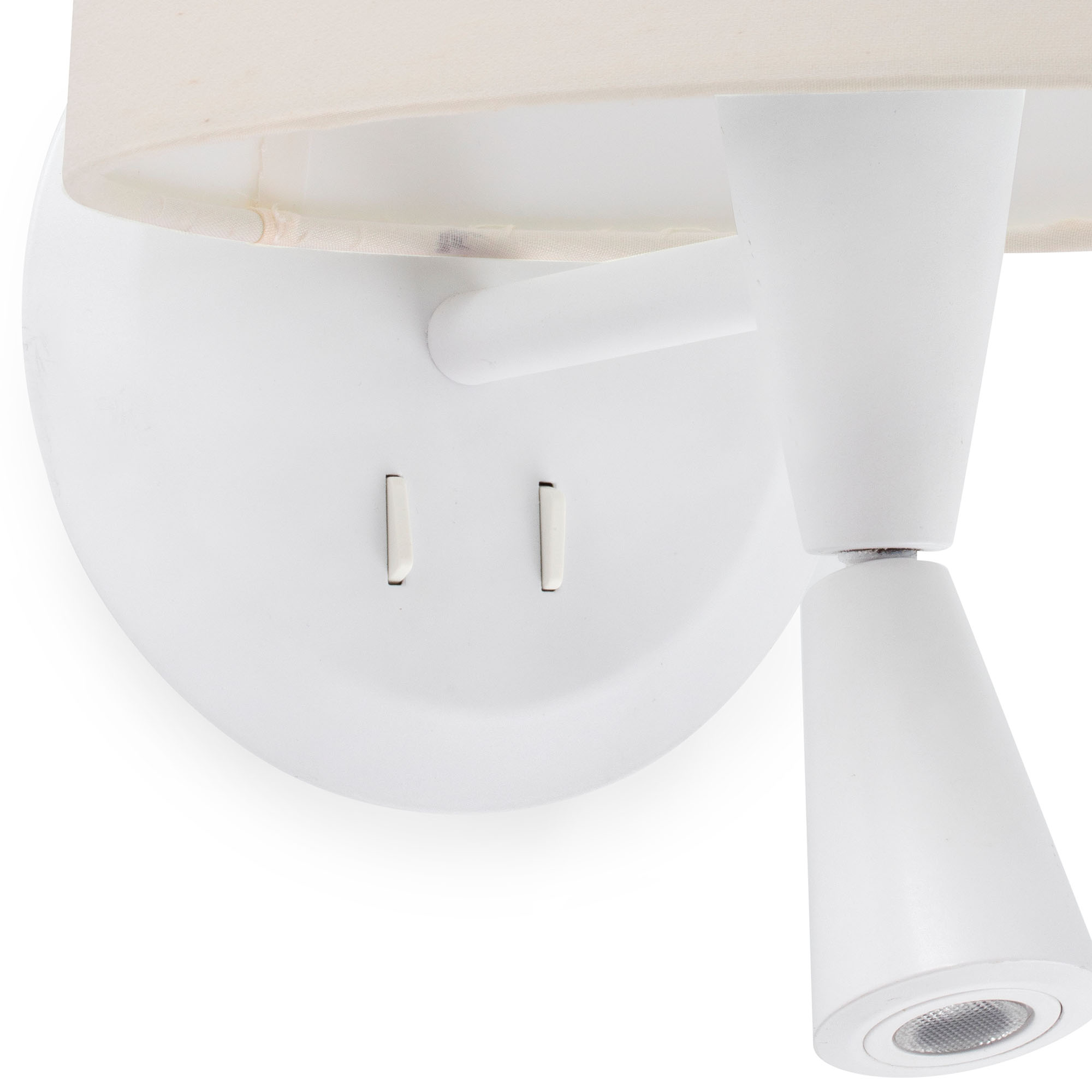 CONGA beyaz/beige duvar lambası with reading light 215