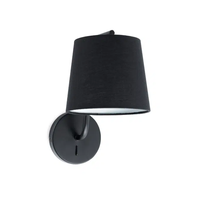 29327 - BERNI Black Wall Lamp