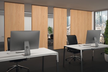 sliding wallSlido W-Park31 150S, Service+, wood - 943.41.022