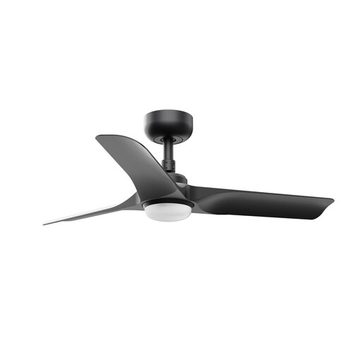 HEY LED S siyah fan 10W SWT duvar kumandası beyaz