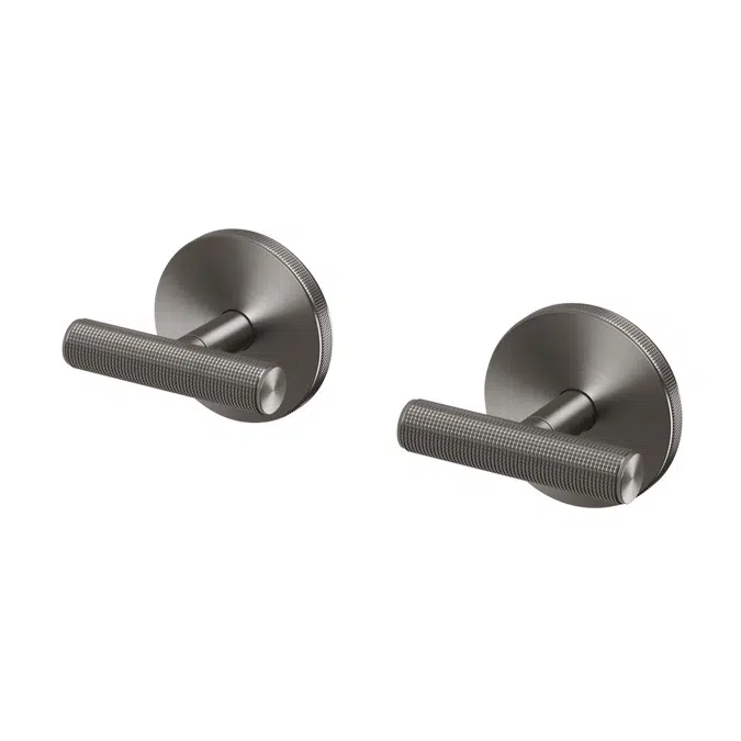 Milli Etch Brushed Gunmetal Wall Top Assemblies 21838