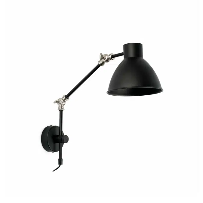 40070 - CELIA Black Wall Lamp